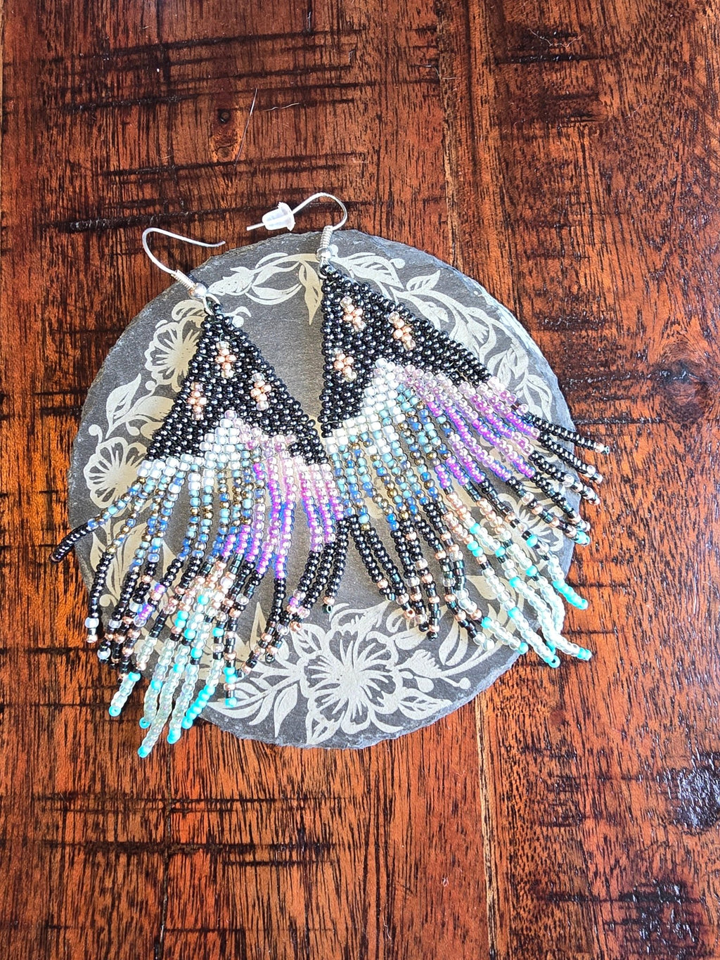 product_beaded jewelry - shop_name Li Moosh Shway Hummingbird Studio
