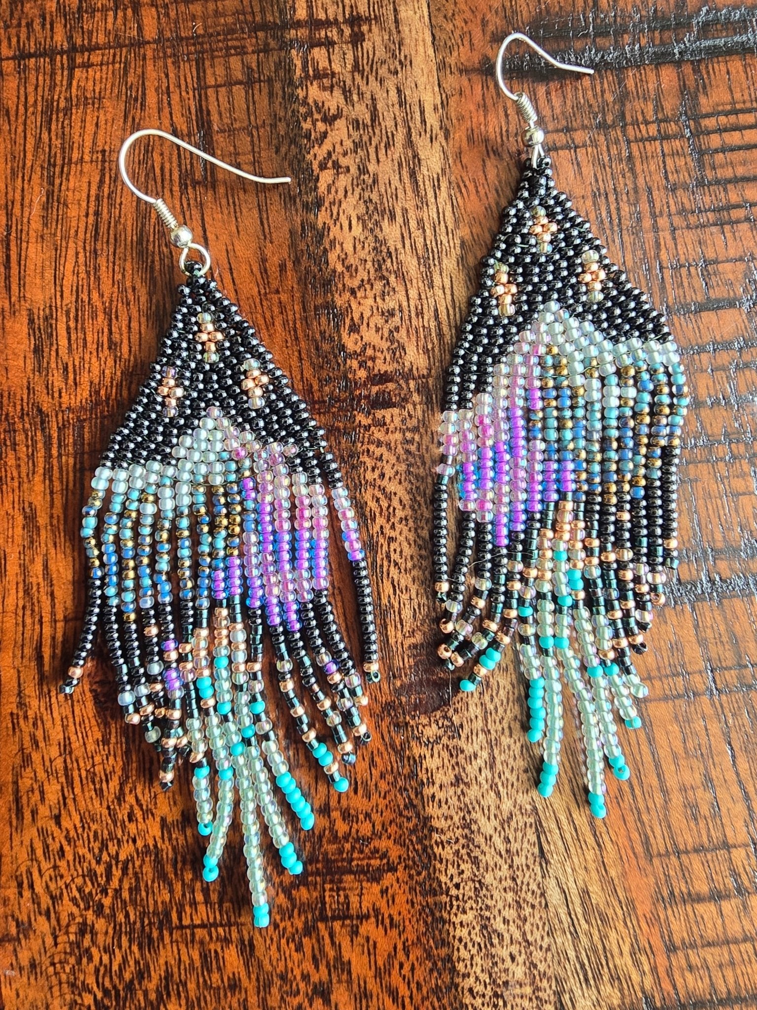 product_beaded jewelry - shop_name Li Moosh Shway Hummingbird Studio