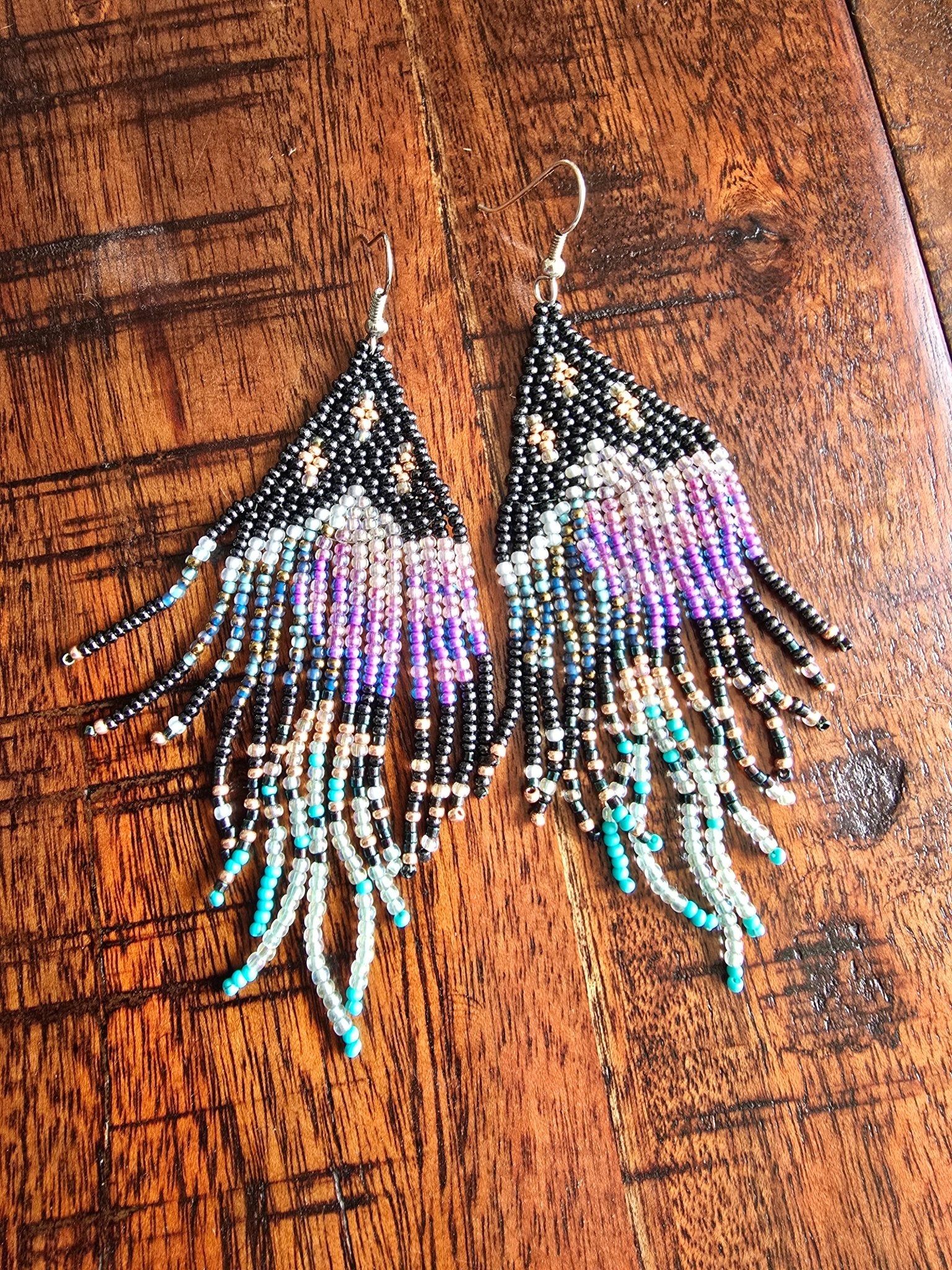 product_beaded jewelry - shop_name Li Moosh Shway Hummingbird Studio