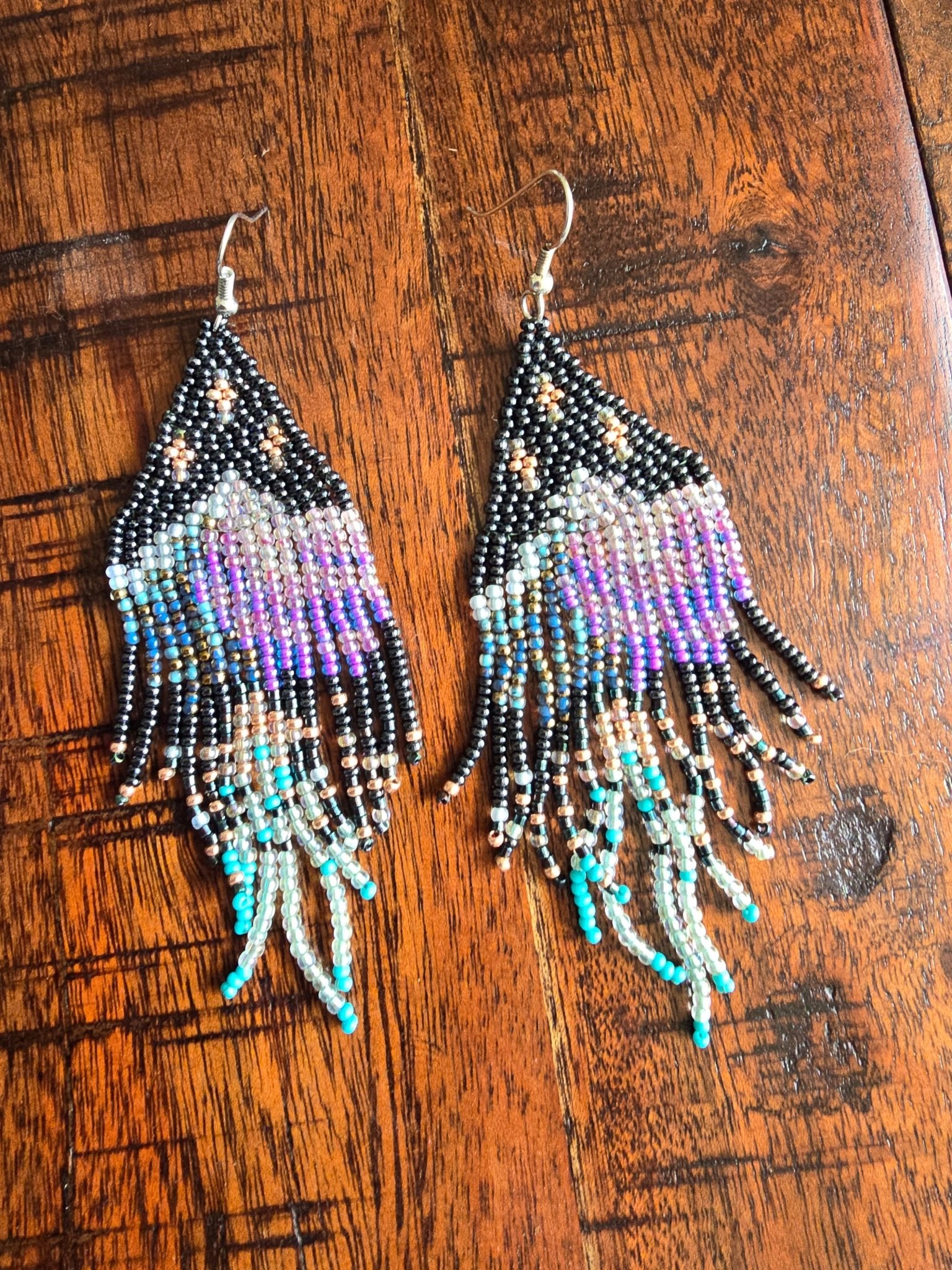 product_beaded jewelry - shop_name Li Moosh Shway Hummingbird Studio