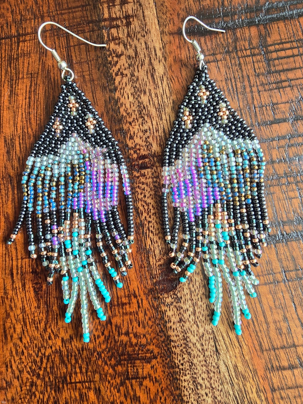 product_beaded jewelry - shop_name Li Moosh Shway Hummingbird Studio
