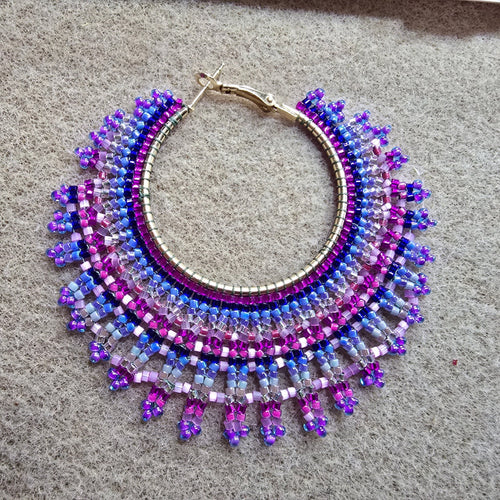 product_beaded jewelry - shop_name Li Moosh Shway Hummingbird Studio