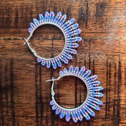 product_beaded jewelry - shop_name Li Moosh Shway Hummingbird Studio
