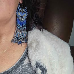 product_beaded jewelry - shop_name Li Moosh Shway Hummingbird Studio