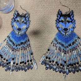 product_beaded jewelry - shop_name Li Moosh Shway Hummingbird Studio