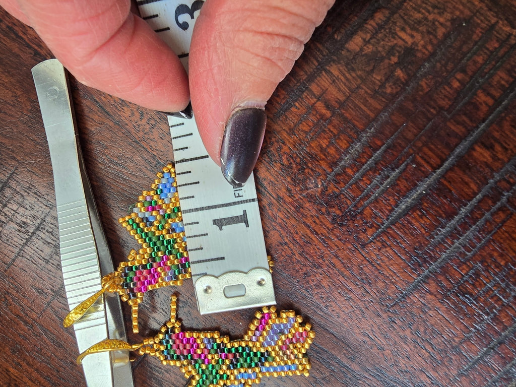 product_beaded jewelry - shop_name Li Moosh Shway Hummingbird Studio