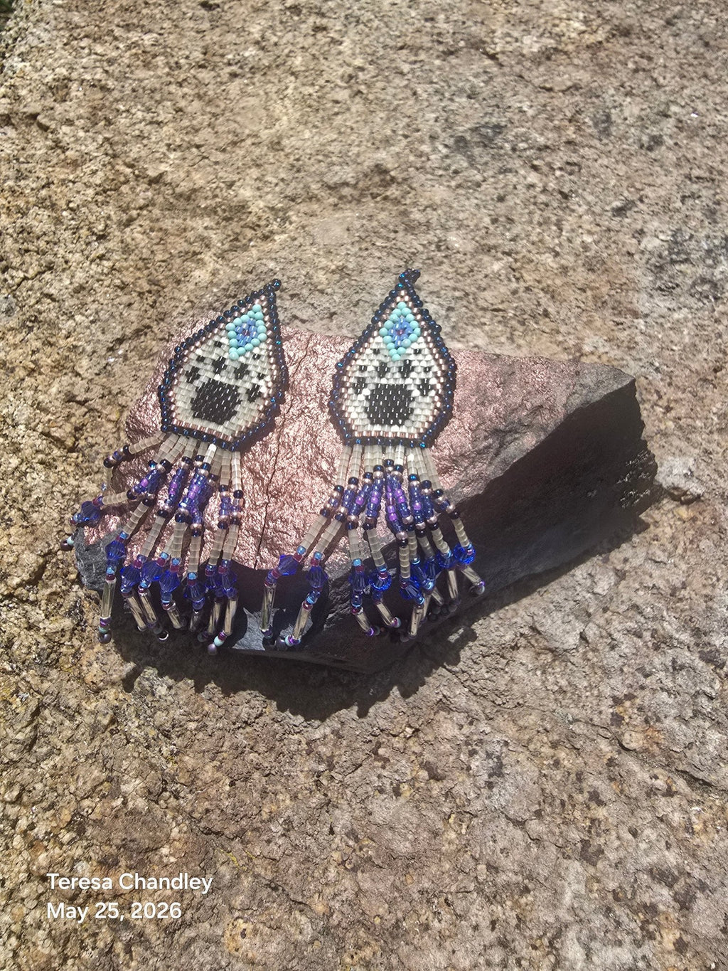 product_beaded jewelry - shop_name Li Moosh Shway Hummingbird Studio
